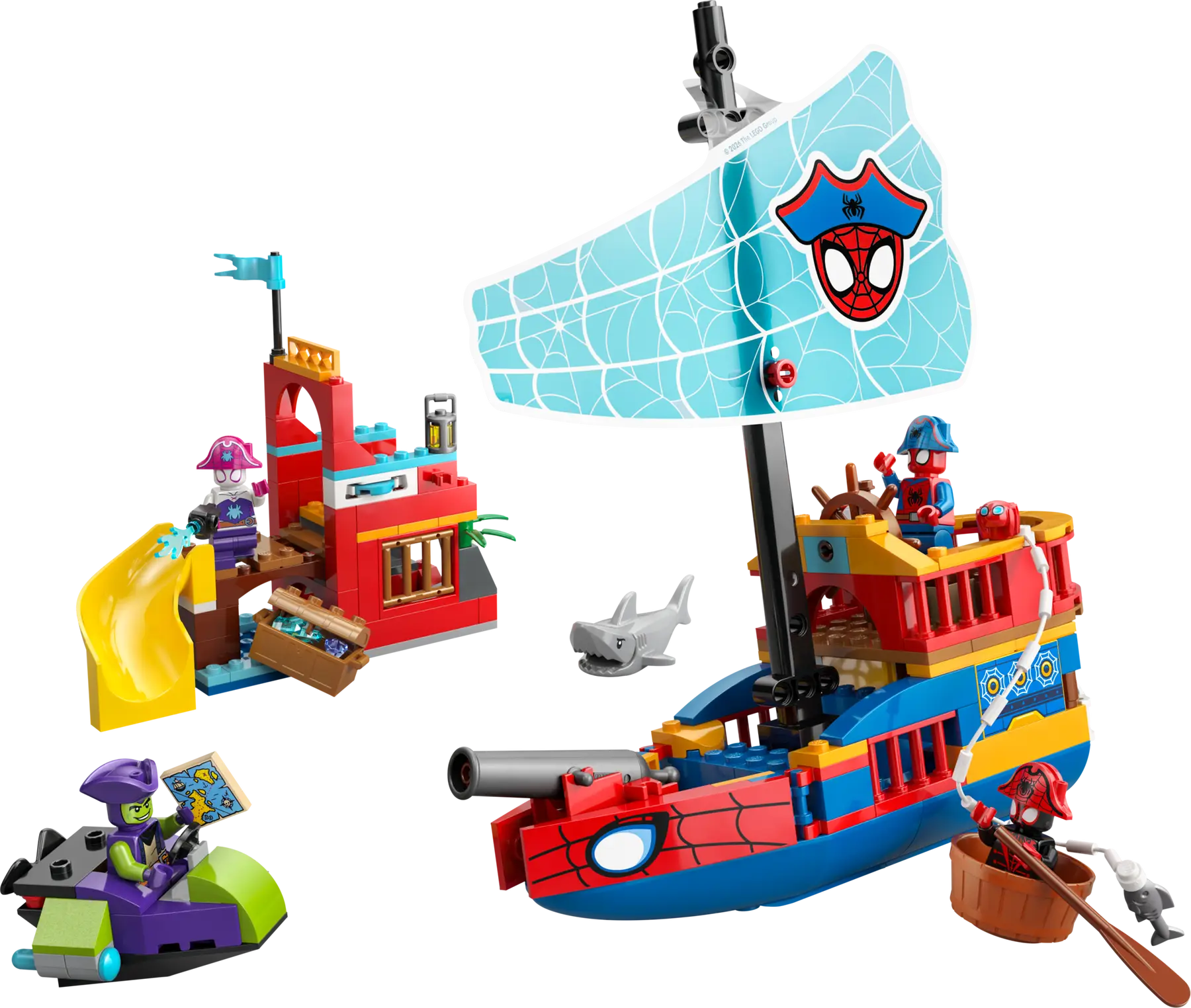 Lego Team Spidey Pirate Ship  (11208)