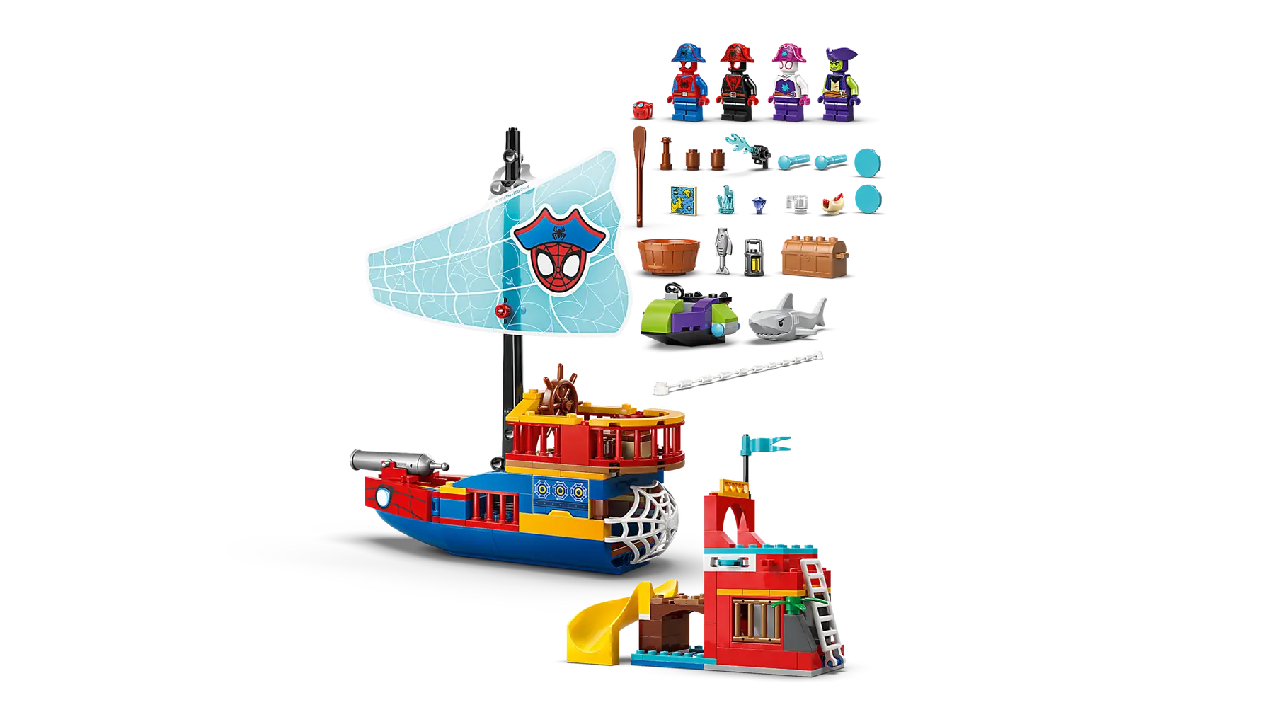 Lego Team Spidey Pirate Ship  (11208)