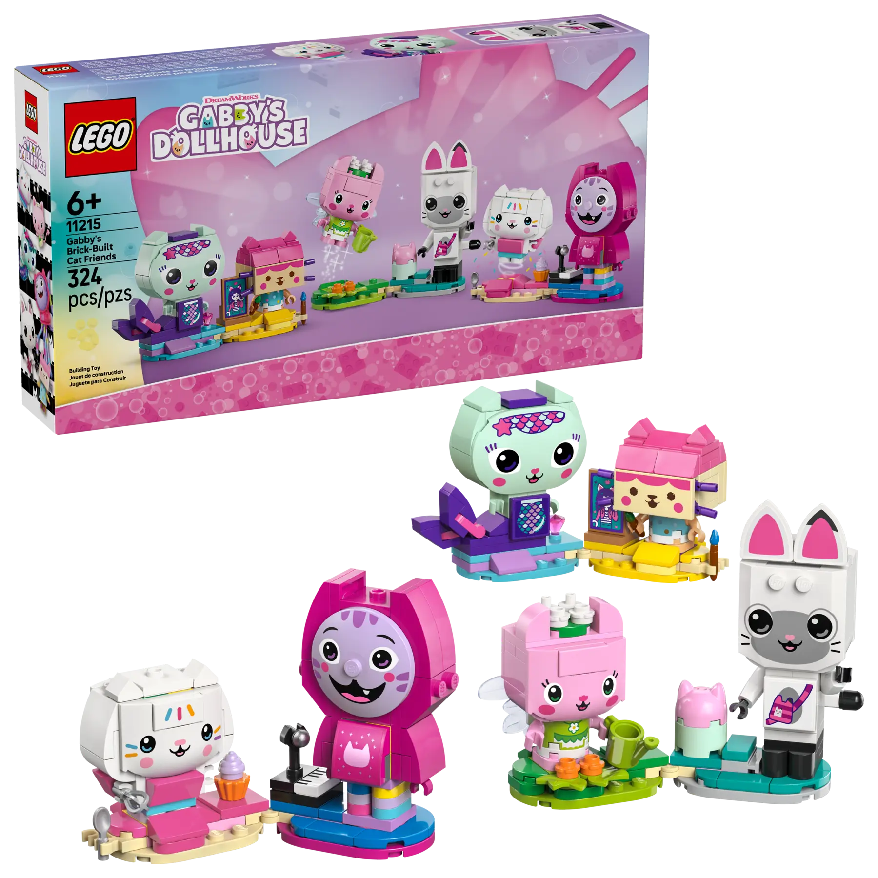 Lego Gabby's Brick-Built Cat Friends (11215)