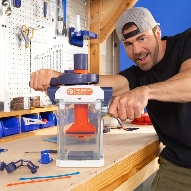 CrunchLabs by Mark Rober The Crunchinator – STEM Mechanical Press with 30x Strength Amplification (Ages 8+)
