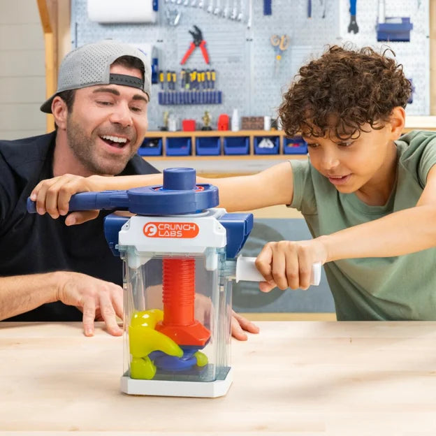 CrunchLabs by Mark Rober The Crunchinator – STEM Mechanical Press with 30x Strength Amplification (Ages 8+)