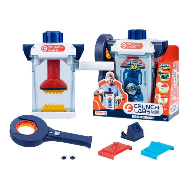 CrunchLabs by Mark Rober The Crunchinator – STEM Mechanical Press with 30x Strength Amplification (Ages 8+)