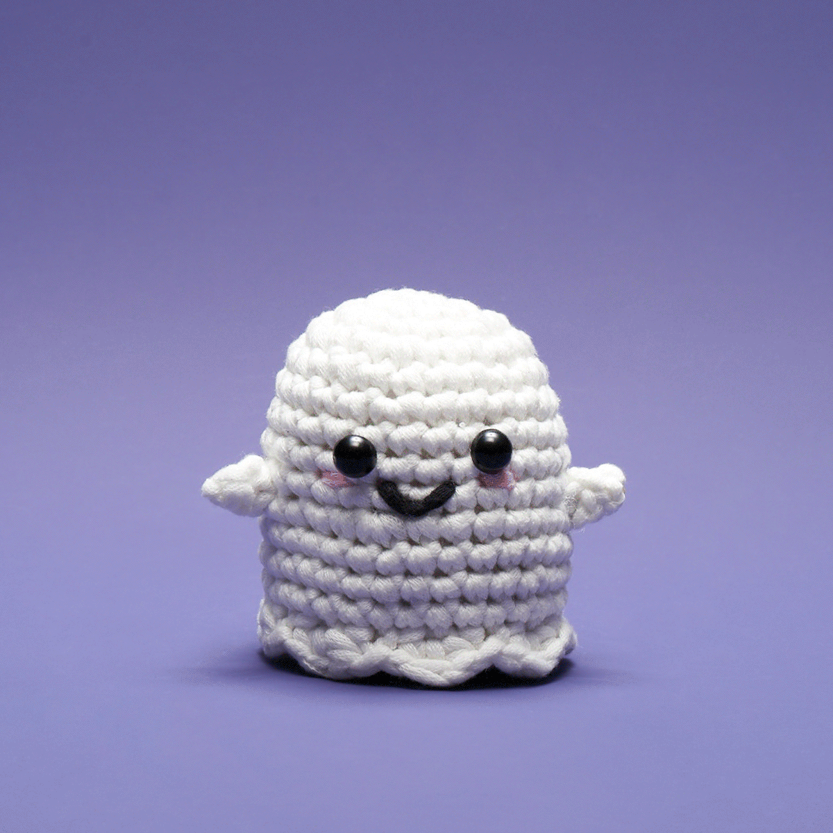The Woobles Snooky the Ghost Beginner Crochet Kit | Halloween Amigurumi Kit for Ages 8+