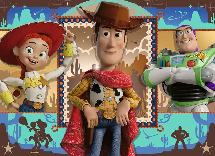 Ravensburger Toy Story 5 Four-Pack 4x100-Piece Puzzle Set – Kids Jigsaw Puzzle Set (Ages 6+)