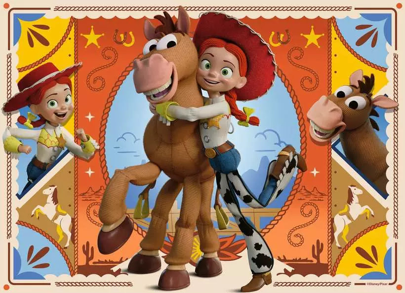 Ravensburger Toy Story 5 Four-Pack 4x100-Piece Puzzle Set – Kids Jigsaw Puzzle Set (Ages 6+)