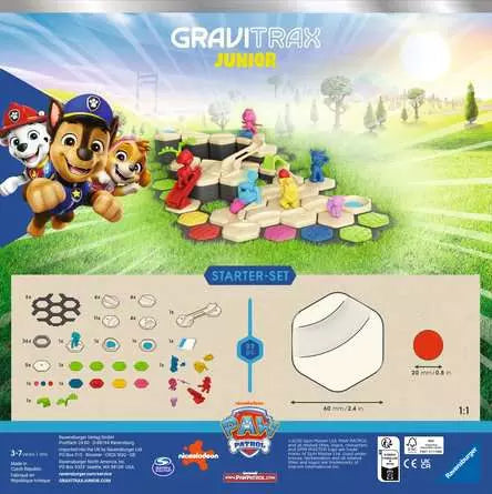 Ravensburger GraviTrax Junior PAW Patrol Large Set – Marble Run Building Set for Kids (Ages 3+)