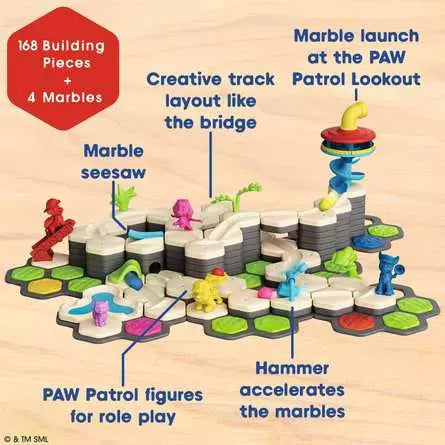 Ravensburger GraviTrax Junior PAW Patrol XXL Set – Deluxe Marble Run Playset for Kids (Ages 3+)