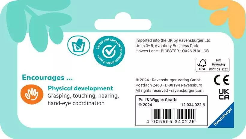 Pull & Wiggle: Giraffe