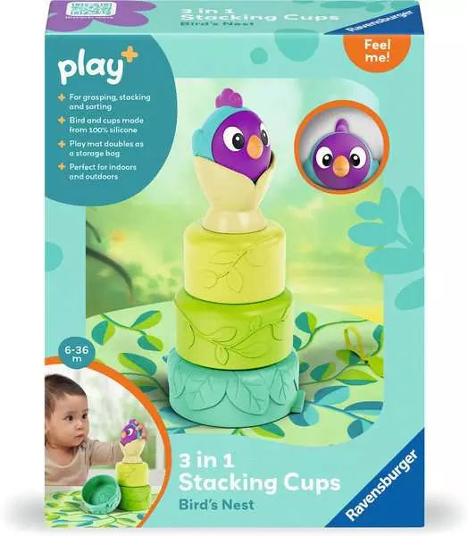 3-in-1 Stacking Cups: Bird's Nest *