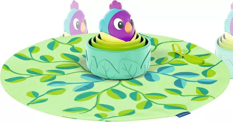 3-in-1 Stacking Cups: Bird's Nest *