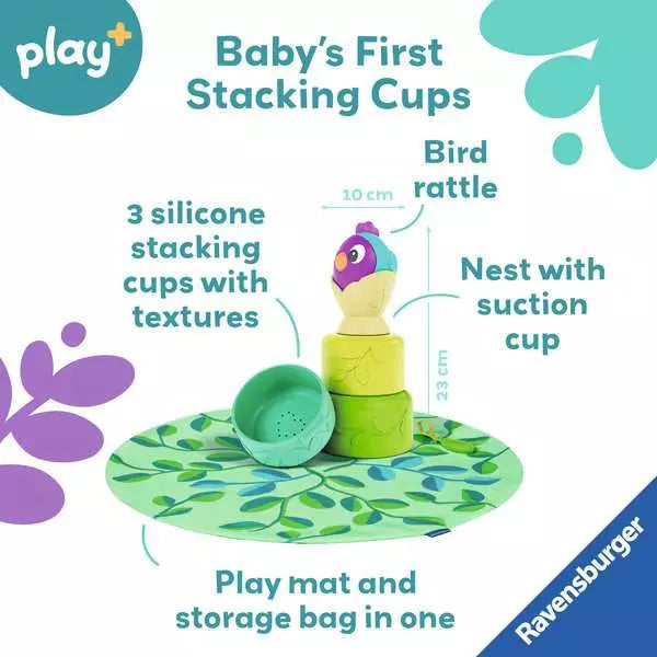 3-in-1 Stacking Cups: Bird's Nest *