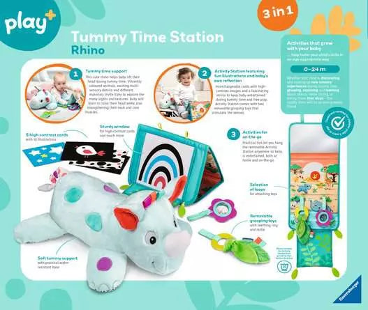 Tummy Time Station: Rhino