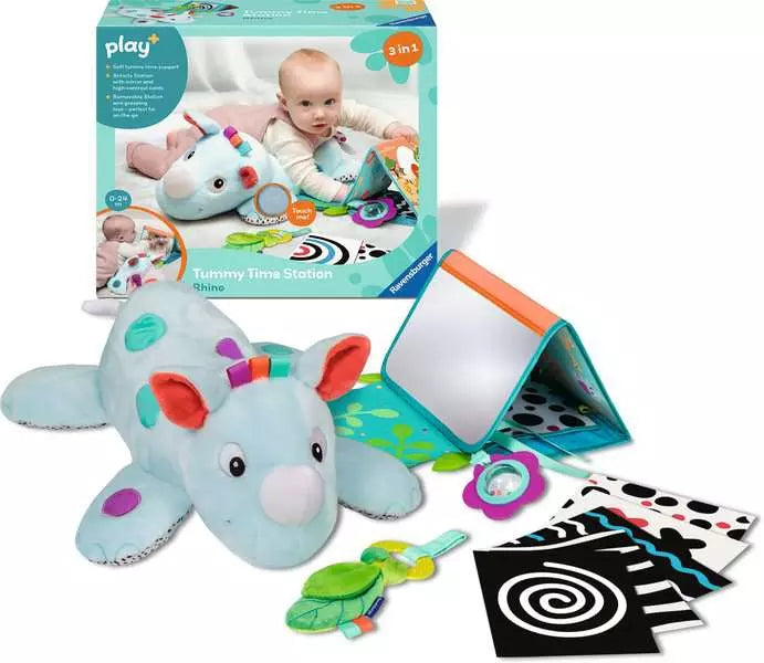 Tummy Time Station: Rhino
