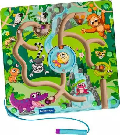 Magnetic Wooden Maze: Jungle