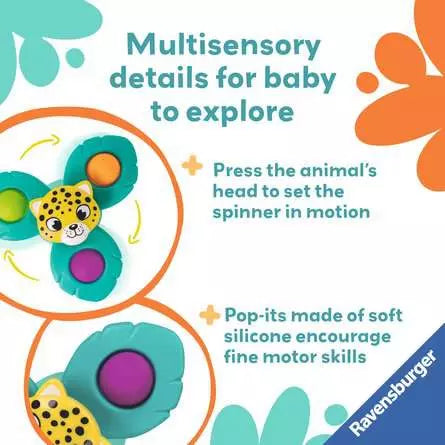 Ravensburger Play + Spin & Pop: Leopard EN