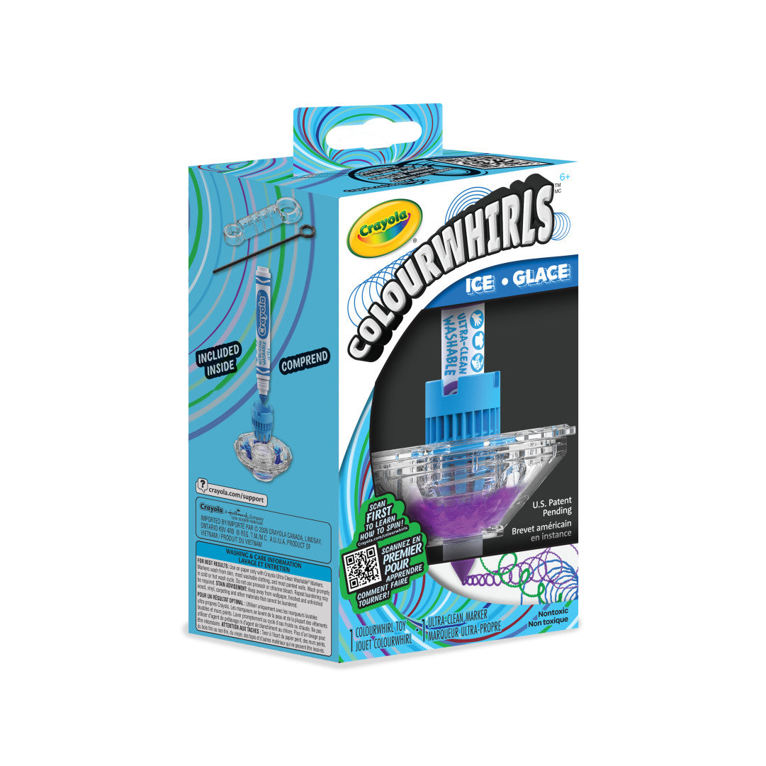Crayola Arctic Spin Colour Whirls – Spin Art Activity Kit for Kids