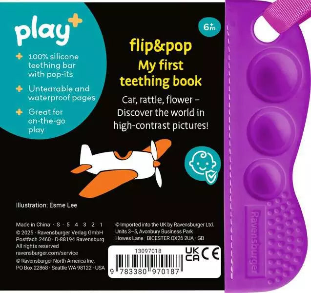 Ravensburger Play+ Flip & Pop My World – Interactive Pop-Up Board Book for Babies (Ages 0+)