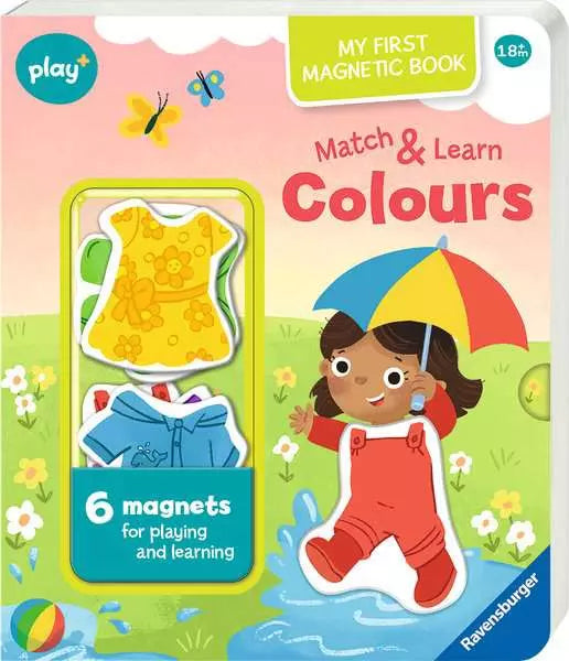 Ravensburger My First Magnetic Book – Match & Learn Colours Toddler Activity Book (Ages 18m+)