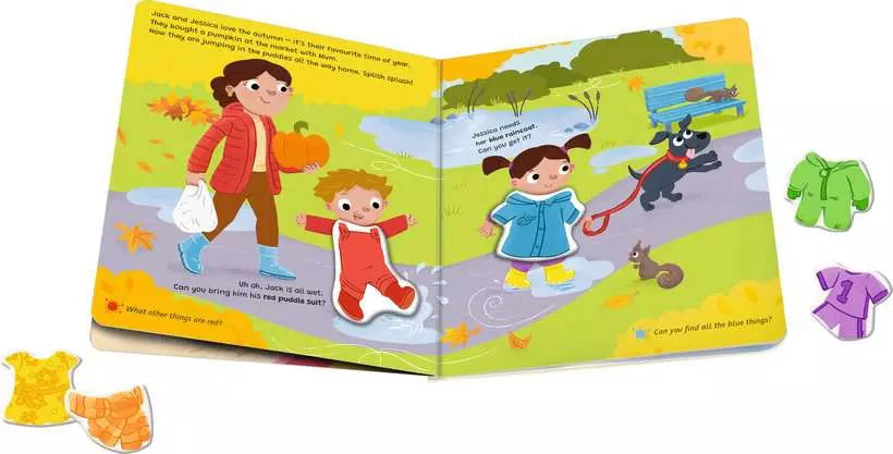 Ravensburger My First Magnetic Book – Match & Learn Colours Toddler Activity Book (Ages 18m+)