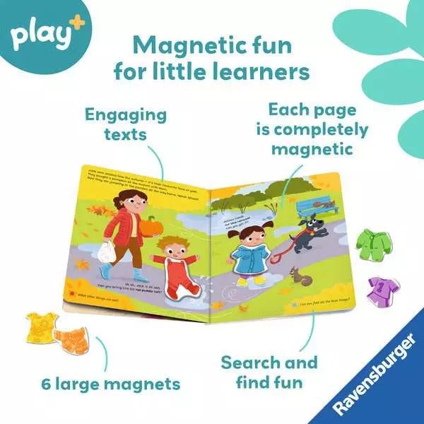 Ravensburger My First Magnetic Book – Match & Learn Colours Toddler Activity Book (Ages 18m+)