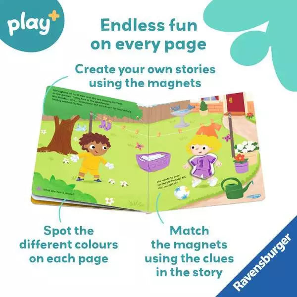 Ravensburger My First Magnetic Book – Match & Learn Colours Toddler Activity Book (Ages 18m+)