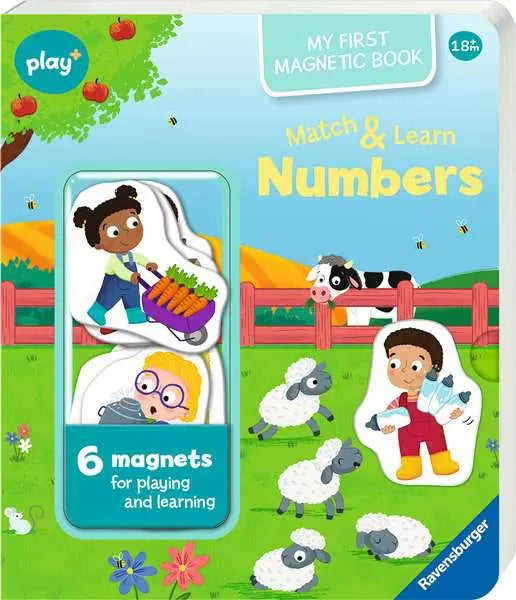 Ravensburger My First Magnetic Book – Match & Learn Numbers Toddler Counting Activity Book (Ages 18m+)