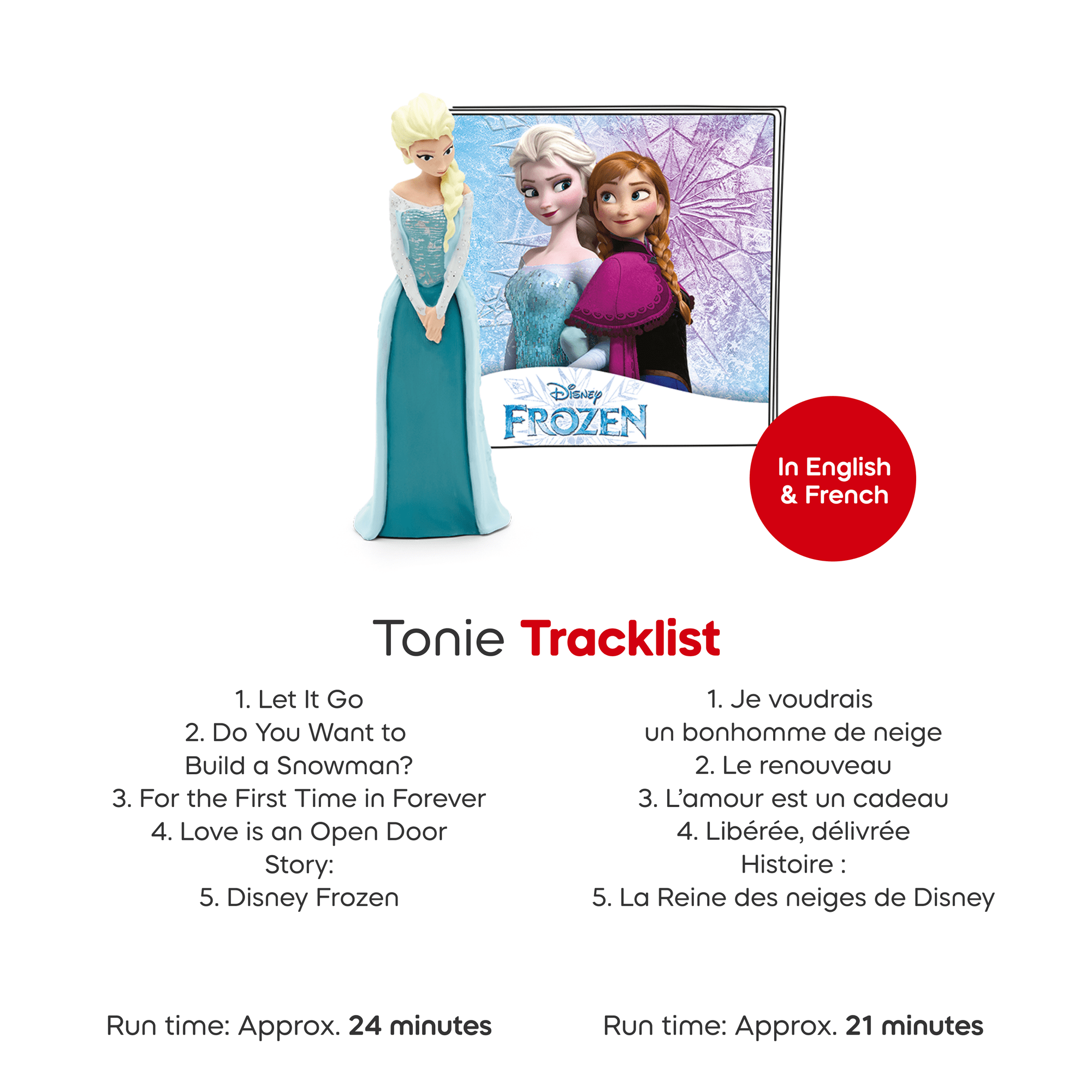 Tonies Disney Frozen Elsa – Screen-Free Audio Tonie Figure with Stories & Songs for Kids (Ages 1+)