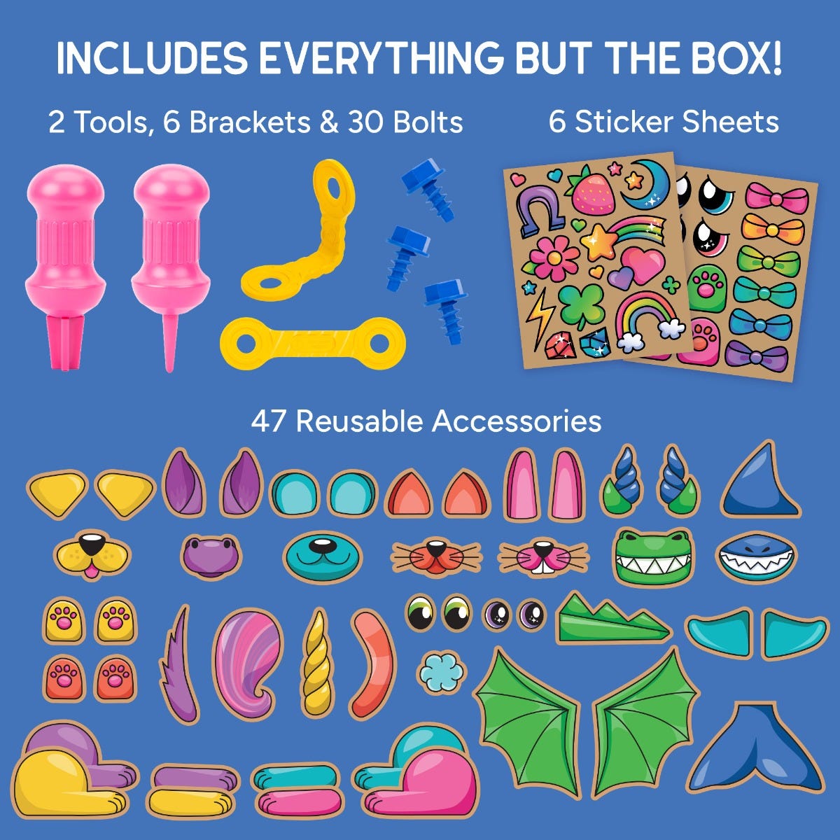 Educational Insights Boxineers Cardboard Animals Kit – STEM Upcycling Craft Set (Ages 5+)
