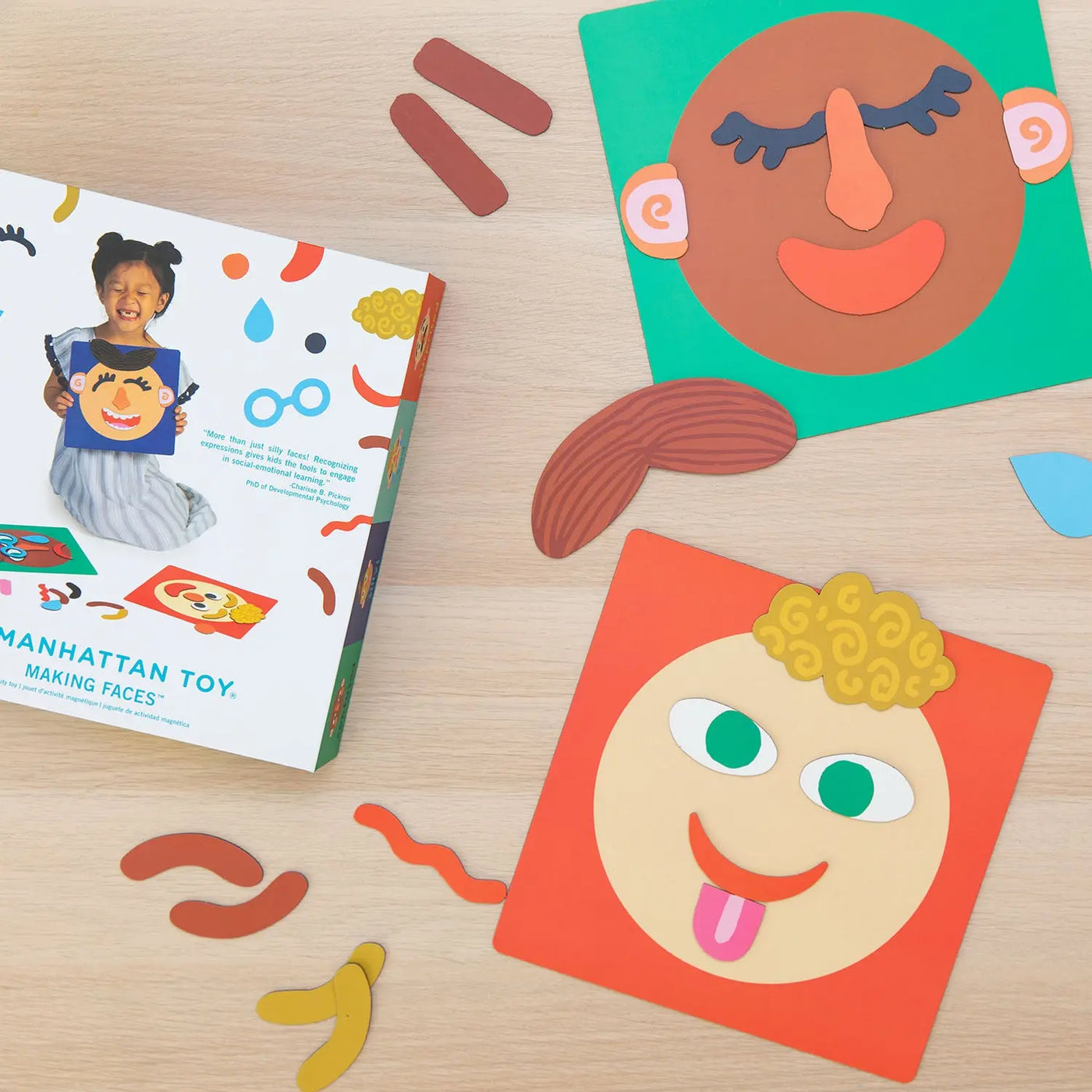 Manhattan Toy Making Faces 34-Piece Magnetic Face-Building Set – Creative Learning Toy