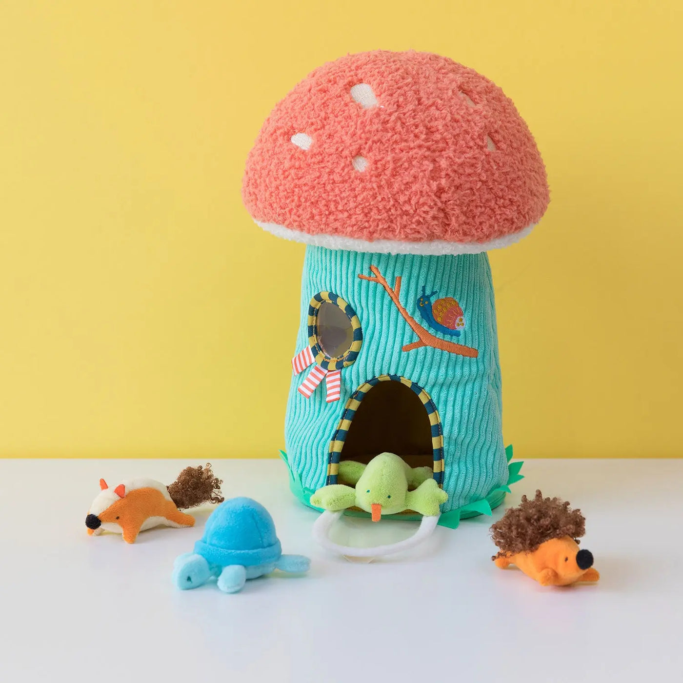 Manhattan Toy Toadstool Cottage Fill & Spill Activity Toy – Toddler Shape Learning Toy