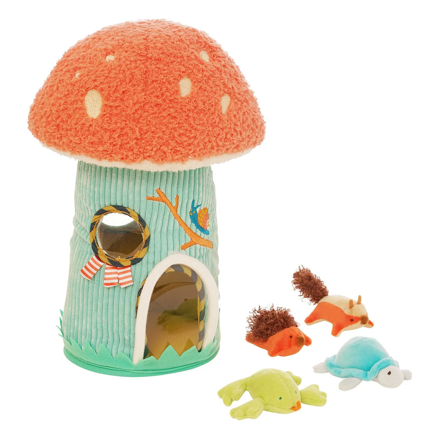 Manhattan Toy Toadstool Cottage Fill & Spill Activity Toy – Toddler Shape Learning Toy
