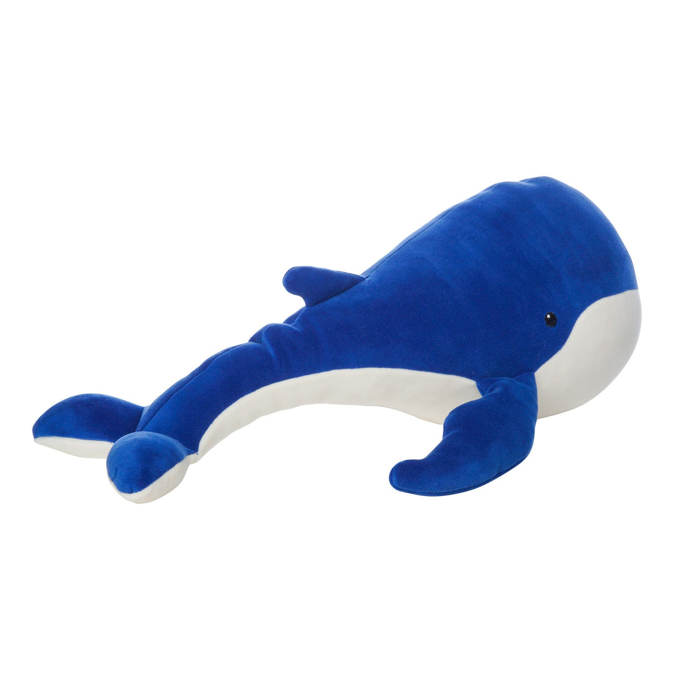 Manhattan Toy Wistful Whale Velveteen Whale 16" – Ultra-Soft Stuffed Ocean Plush