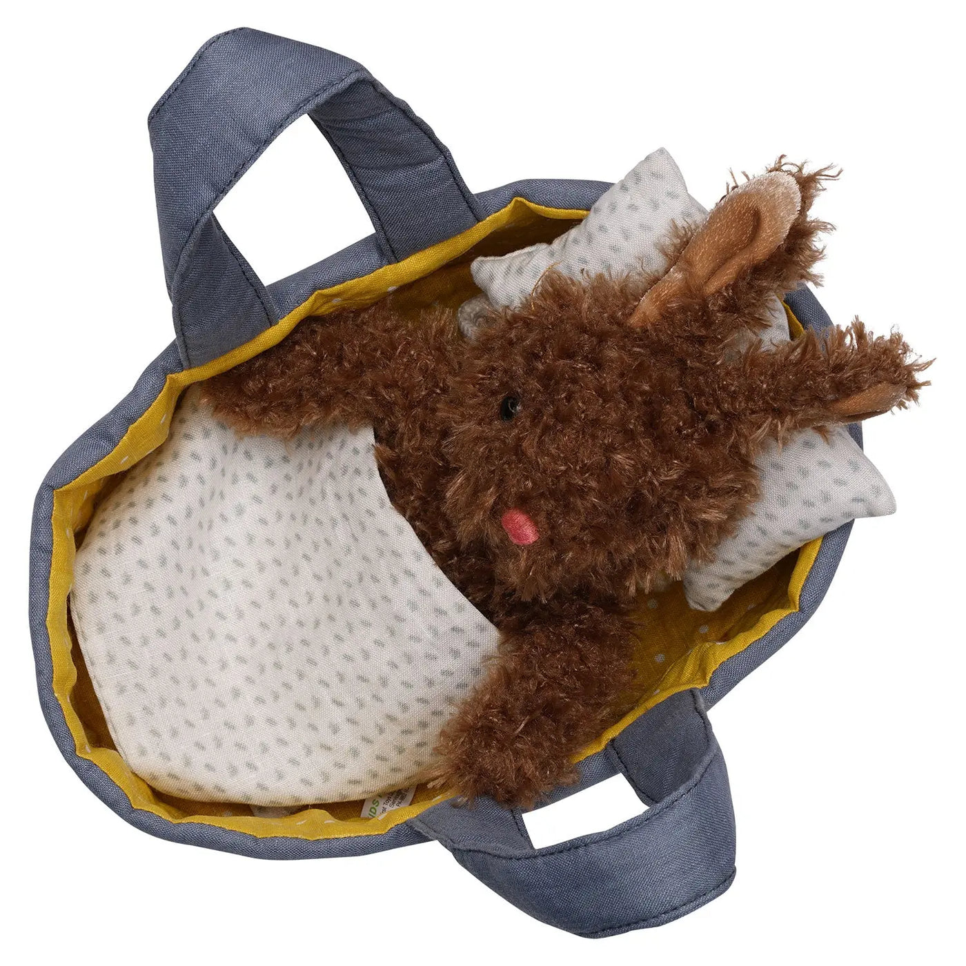 Manhattan Toy Moppettes Beau Bunny & Bassinet Set – Nurturing Baby Doll Play Set