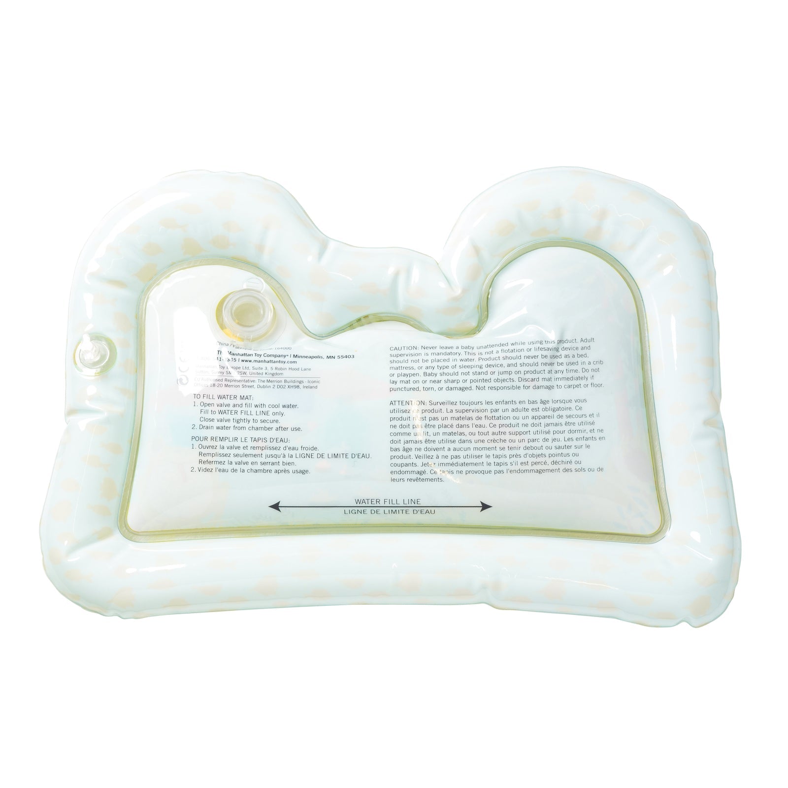Manhattan Toy Riverbend Sensory Water Play Mat – Tummy Time Toy for Babies