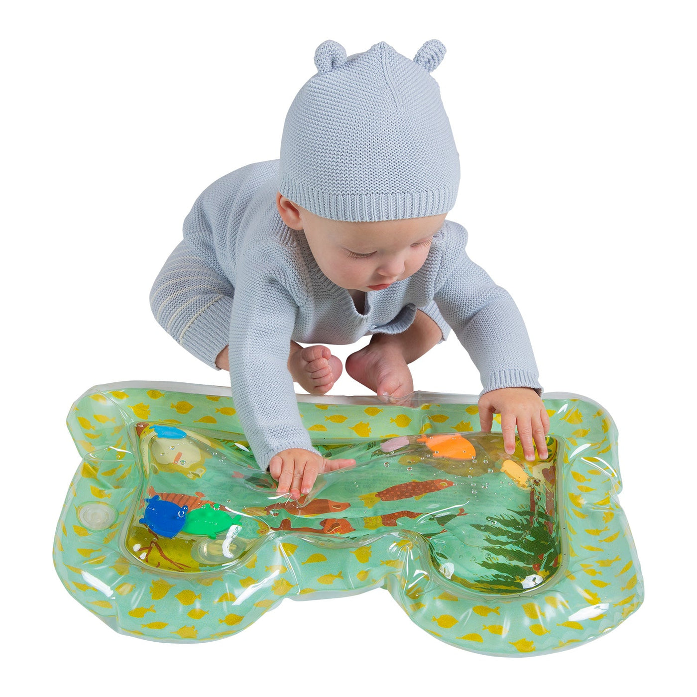 Manhattan Toy Riverbend Sensory Water Play Mat – Tummy Time Toy for Babies