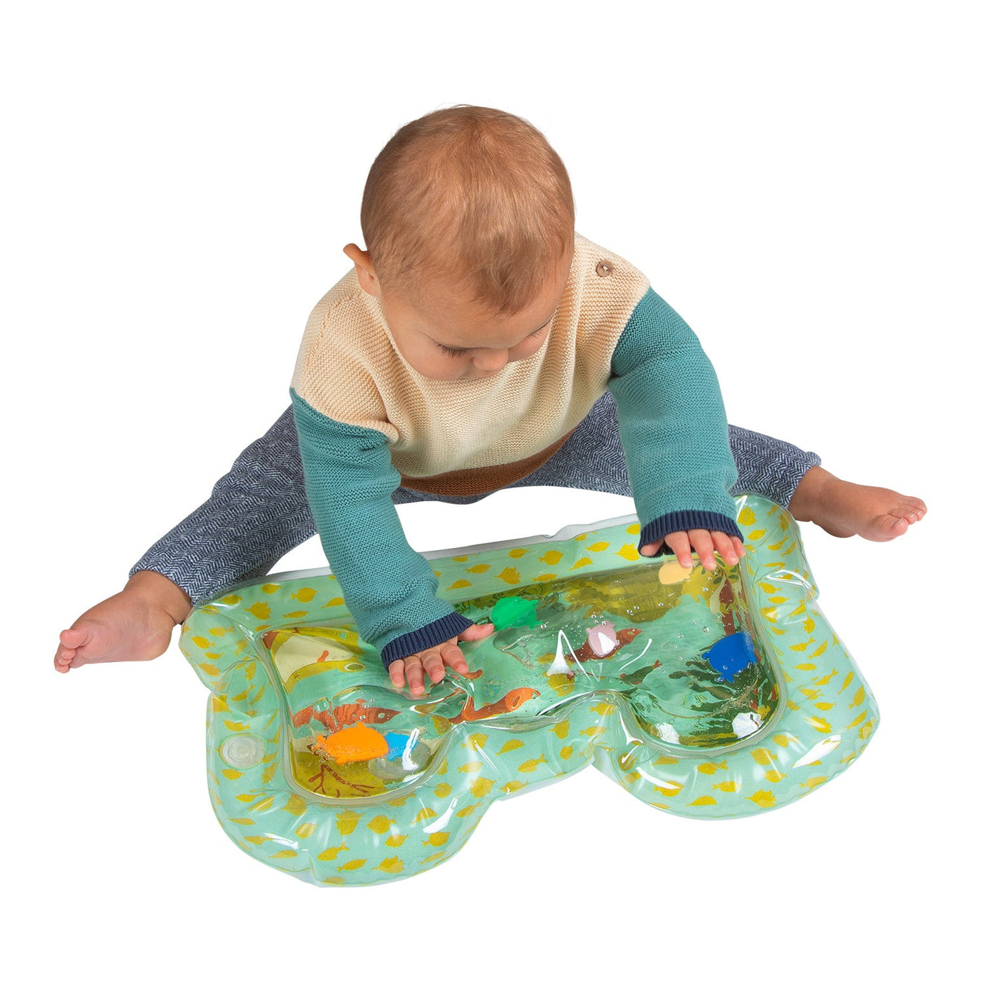 Manhattan Toy Riverbend Sensory Water Play Mat – Tummy Time Toy for Babies