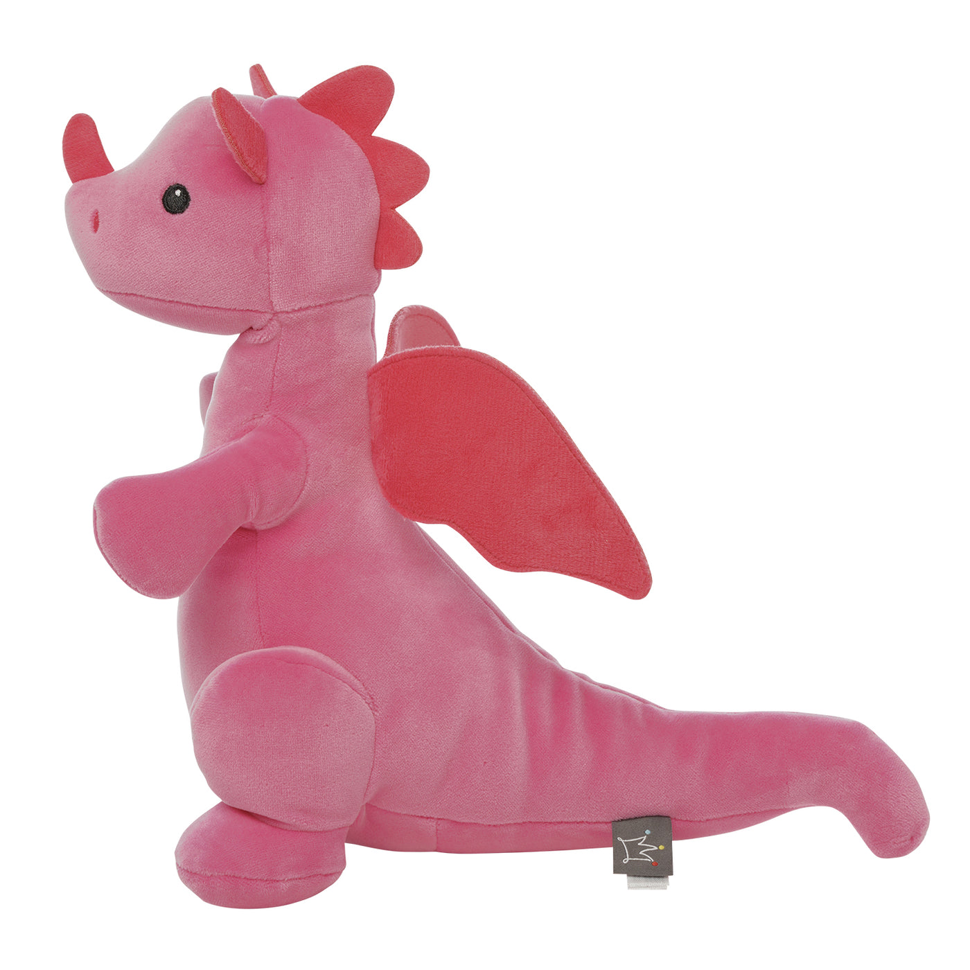 Manhattan Toy Brightfuls Dragon Lolly – Pink Soft Stuffed Dragon Plush