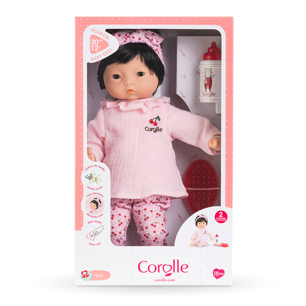Corolle Nina 12" Baby Doll with Hair