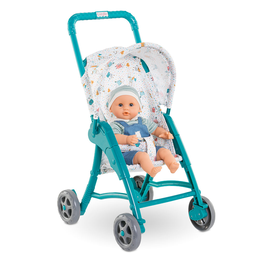 Corolle 12" Baby Doll Stroller Bears