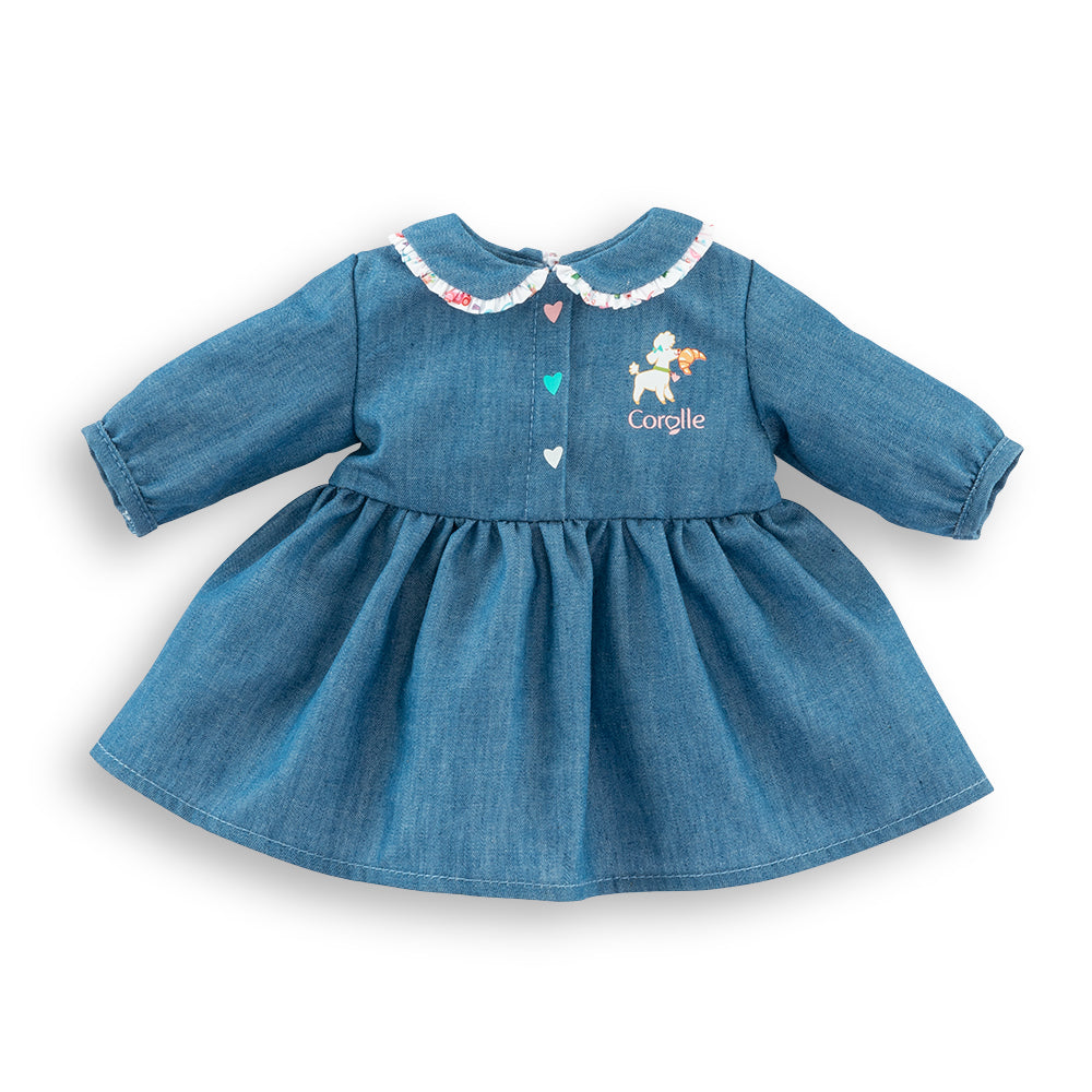 Corolle 12" Doll Weekend in Paris Denim Dress