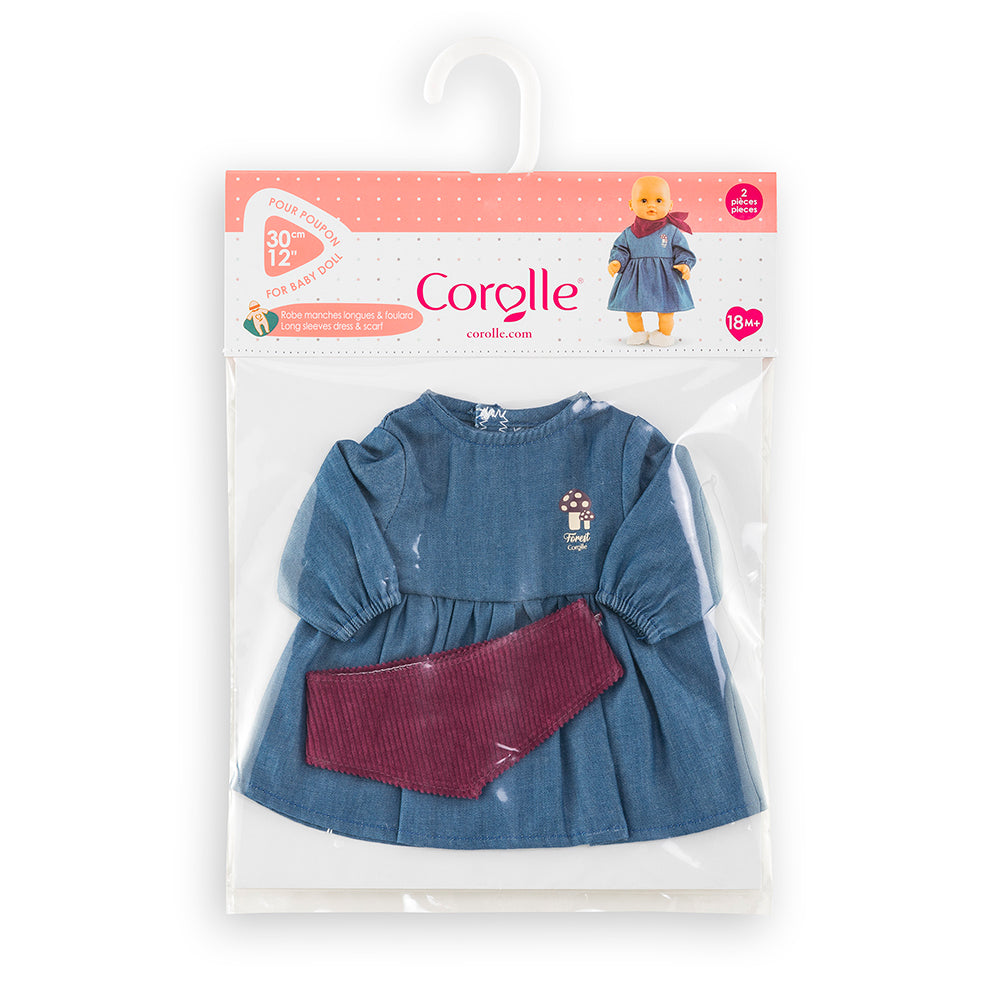 Corolle 12" Doll Little Explorer Jeans Scarf