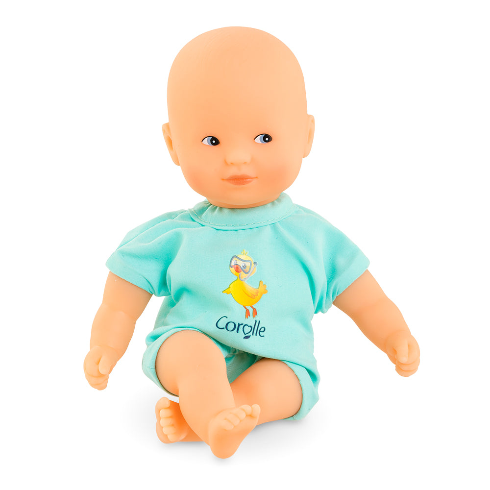 Corolle Mini Bath Doll Blue 8"
