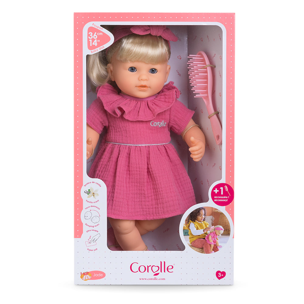 Corolle Mon Grand Poupon Jade 14" Doll with Hair