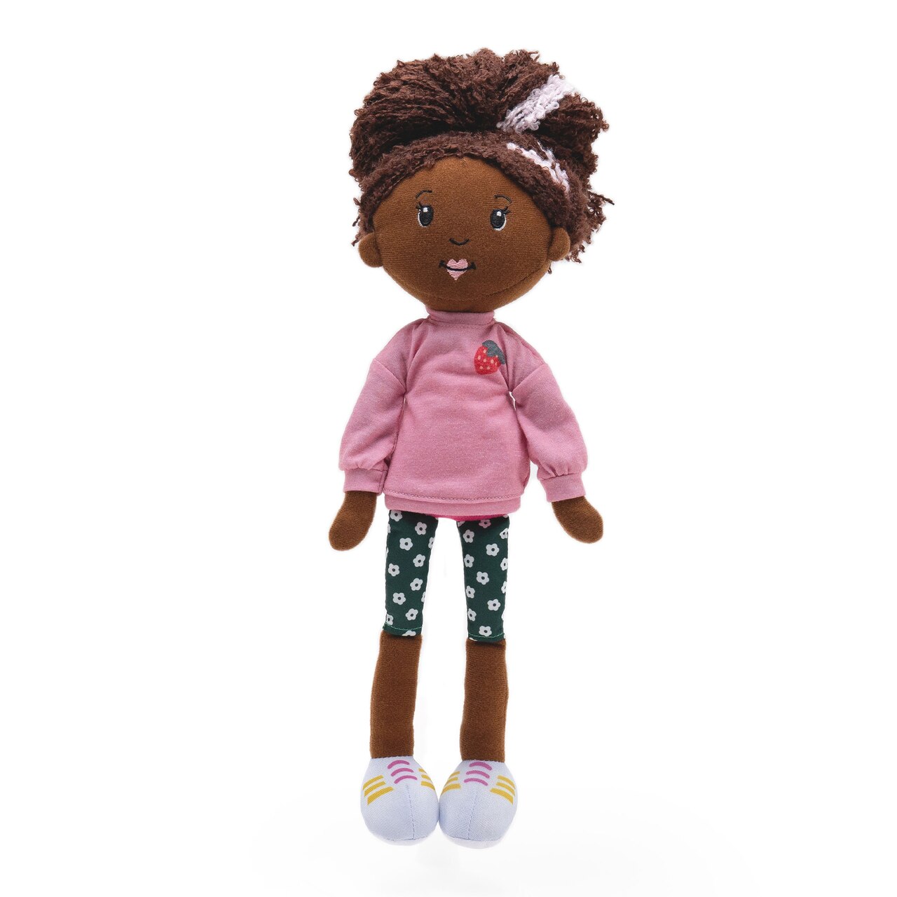 Manhattan Toy Groovy Girls Saige Soft Doll – 13" Posable Fashion Doll with Stylable Black Hair & Magnetic Hands (Ages 3+)