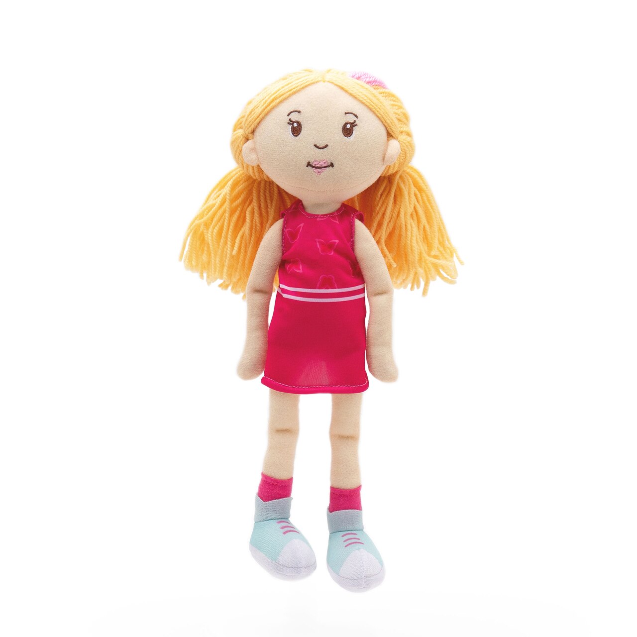 Manhattan Toy Groovy Girls Rose Soft Doll – 13" Posable Fashion Doll with Stylable Blonde Hair & Magnetic Hands (Ages 3+)