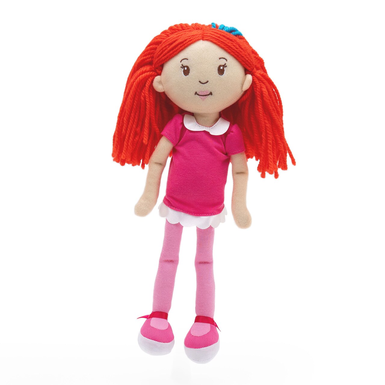 Manhattan Toy Groovy Girls Poppy Soft Doll – 13" Posable Fashion Doll with Stylable Red Hair & Magnetic Hands (Ages 3+)