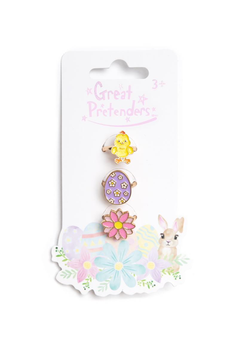 Great Pretenders Easter Egg Rings Set