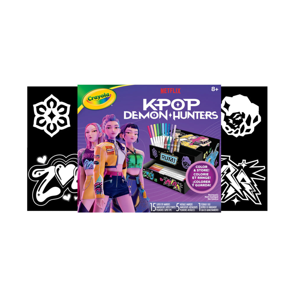 Crayola K-Pop Flocked Deco Drawers – Fuzzy Velvet Art Storage & Deco Kit (Ages 8+)