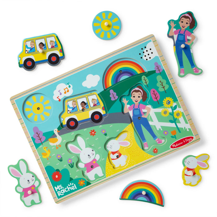 Melissa & Doug Ms. Rachel Wooden Song Puzzle