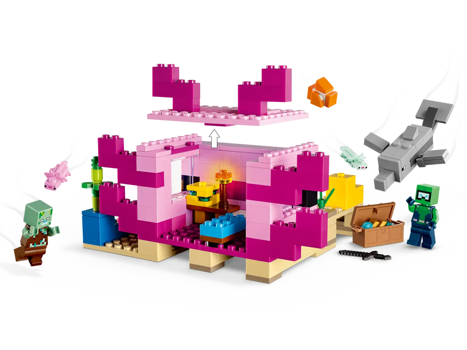 Lego Minecraft The Axolotl House (21247)